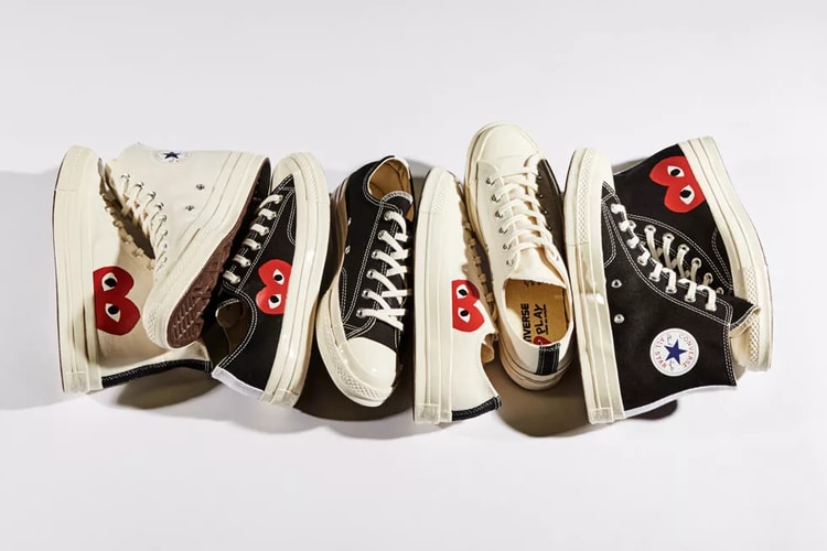 COMME des GARÇONS Play x Converse Chuck Taylors Now Available Online