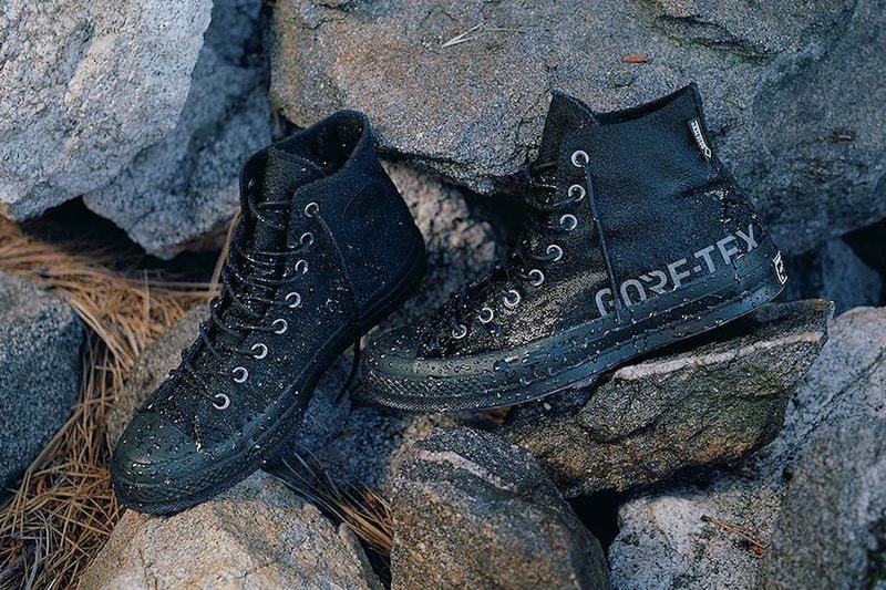 GORE-TEX x Converse Chuck Taylor All Star 70 pack release sneaker colorways logo print black