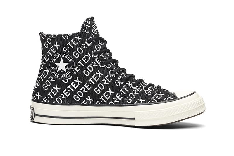 GORE-TEX x Converse Chuck Taylor All Star 70 pack release sneaker colorways logo print black