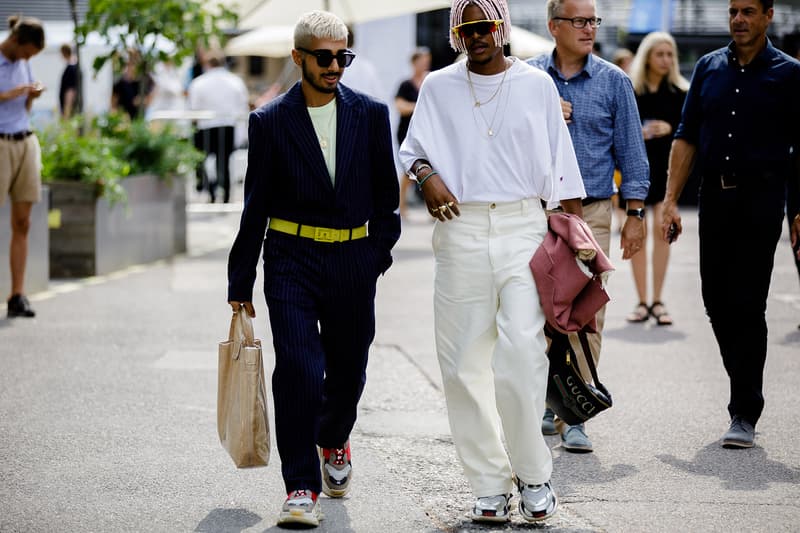 Copenhagen Fashion Week Spring/Summer 2019 Street Style CIFF ACW A-COLD-WALL* Yung-1 Burberry Supreme Prada Naomi Campbell Aries Palm Angel Dior Gucci Gosha Kaws Uniqlo Sesame Street Y-3 adidas High End