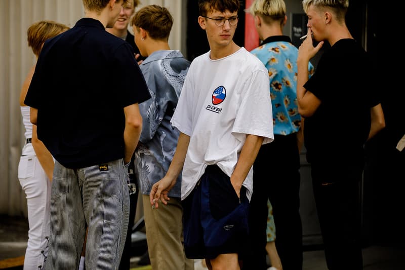 Copenhagen Fashion Week Spring/Summer 2019 Street Style CIFF ACW A-COLD-WALL* Yung-1 Burberry Supreme Prada Naomi Campbell Aries Palm Angel Dior Gucci Gosha Kaws Uniqlo Sesame Street Y-3 adidas High End