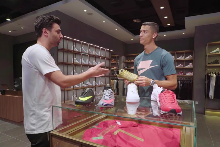 Cristiano Ronaldo Hits Beijing for Some 'Sneaker Shopping'