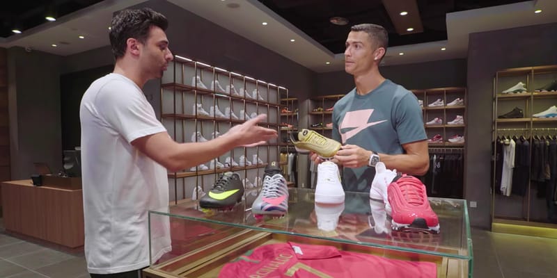 cristiano ronaldo sneaker shopping