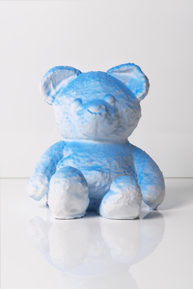 daniel arsham cracked bear edition launch artworks sculptures