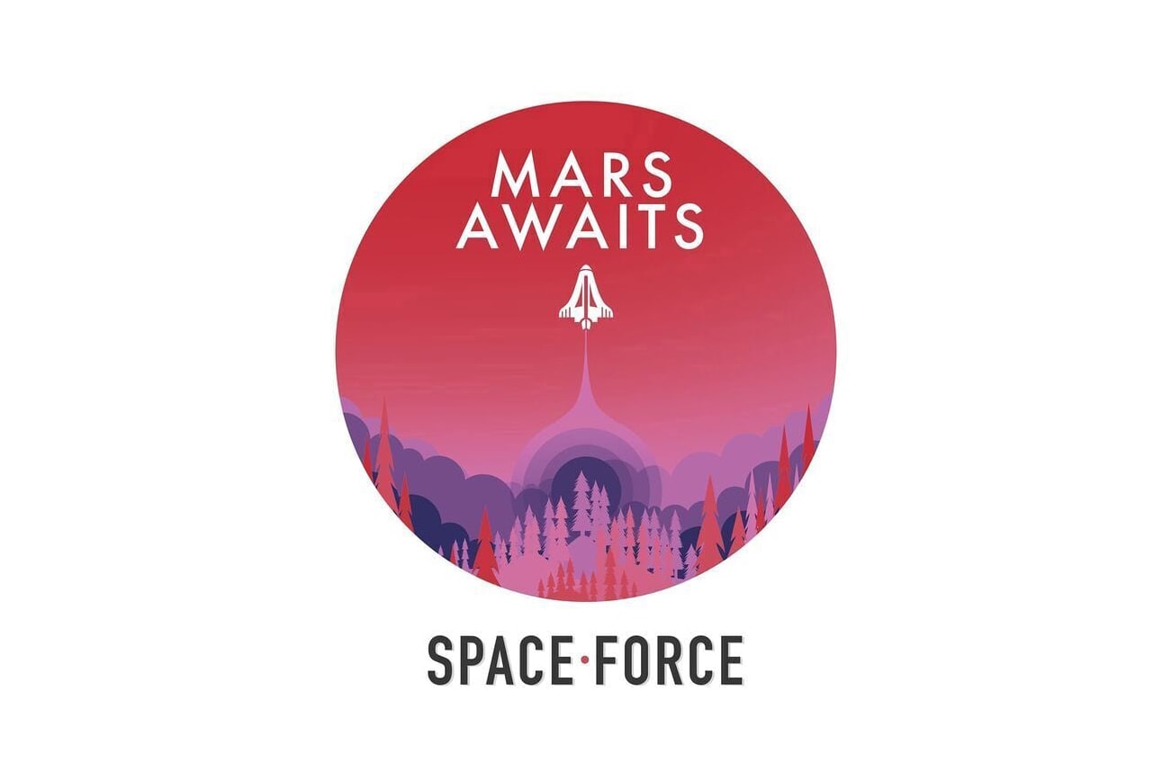 donald trump administration space force logos design
