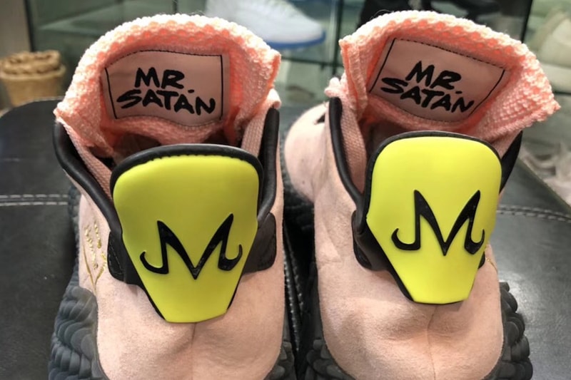 dragon ball z adidas originals kamanda majin buu collaboration release date october back M logo yellow tab mr satan