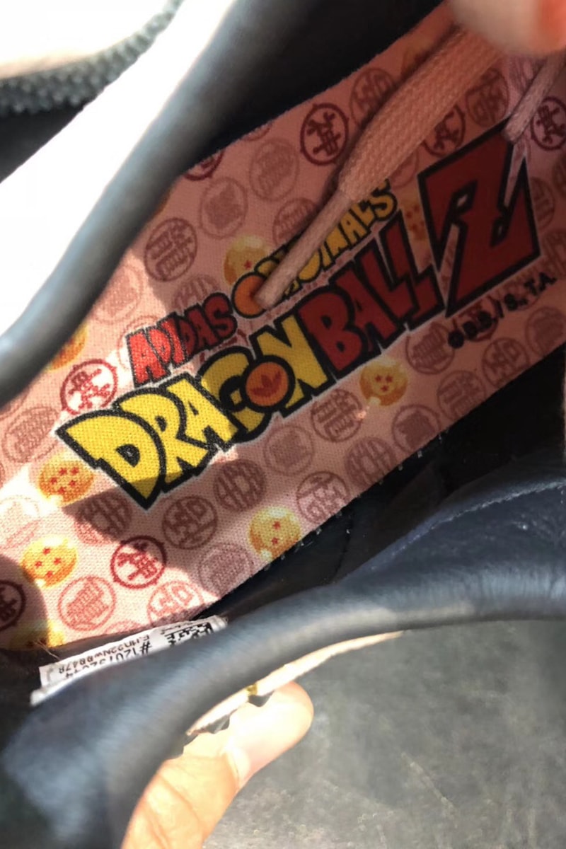 dragon ball z adidas originals kamanda majin buu collaboration release date october insole branding logo manga