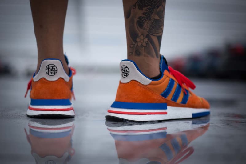 'Dragon Ball Z' x adidas ZX500 RM "Goku" On-Foot