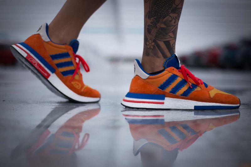 'Dragon Ball Z' x adidas ZX500 RM "Goku" On-Foot