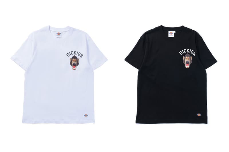 Dragon Ball Z Dickies Japan Collaboration collection tee shirts shenron drop release date buy purchase info goku nimbus ape son