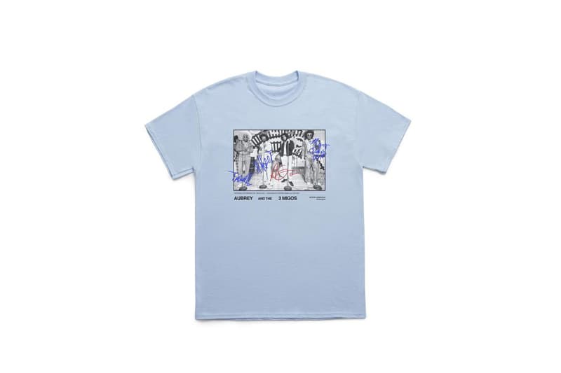 Drake "Aubrey and The Three Migos" Tour Merchandise Release Details Available Cop Purchase Web Store Available Now Hoodie Sweatshirt Crewneck Tee T-shirt Trackpants Sweatpants Cap
