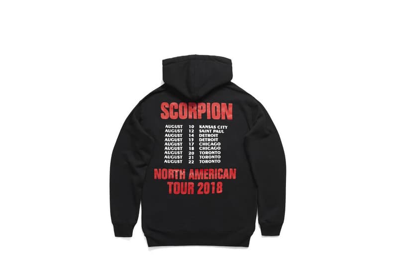 Drake "Aubrey and The Three Migos" Tour Merchandise Release Details Available Cop Purchase Web Store Available Now Hoodie Sweatshirt Crewneck Tee T-shirt Trackpants Sweatpants Cap