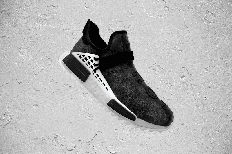 Louis Vuitton and adidas "Eclipse" NMD Hu Custom Sneaker
