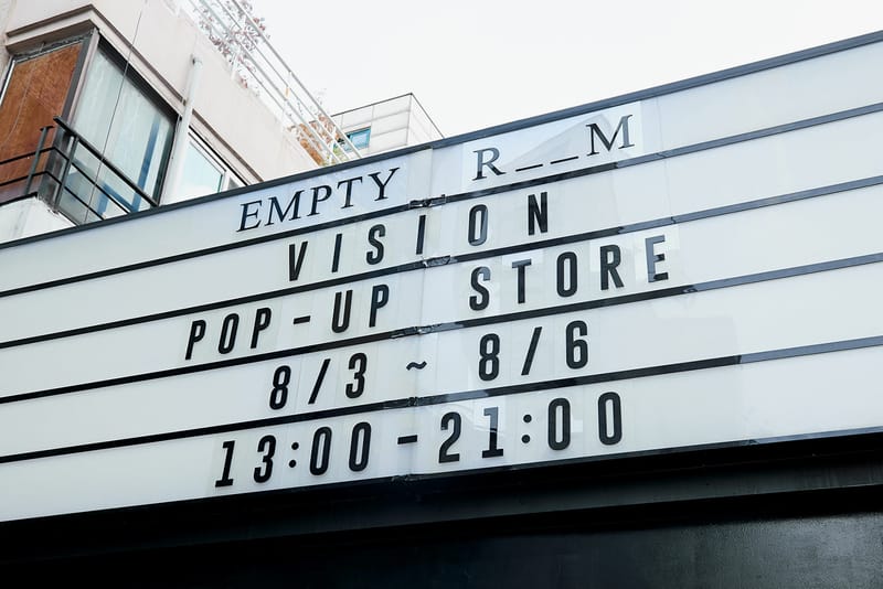 A Look Inside EMPTY R _ _ M’s Seoul-Based Pop-Up at HIDE Store