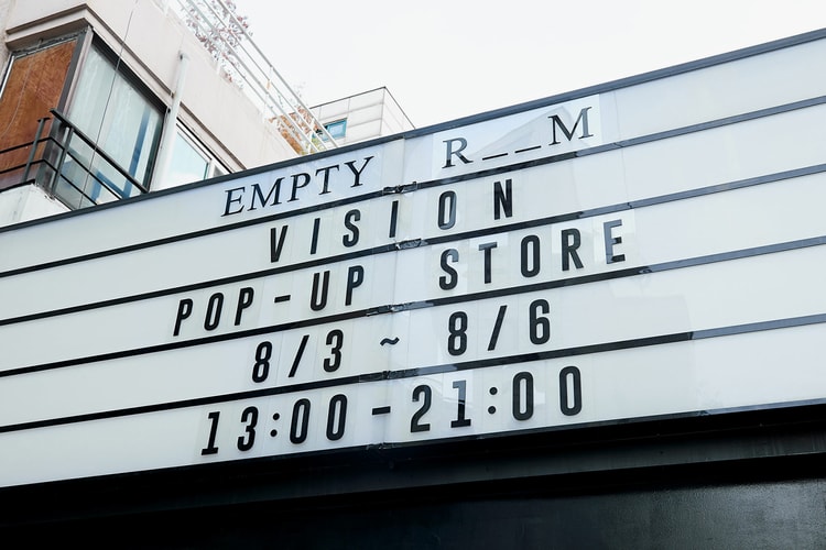 A Look Inside EMPTY R _ _ M’s Seoul-Based Pop-Up at HIDE Store