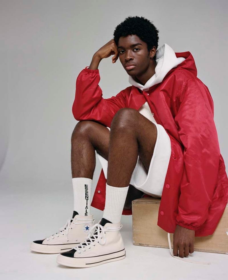 ESSENTIALS Fall winter 2018 Campaign Converse Sneakers imagery colorways drop release date info pacsun collaboration hoodies shirts sweaters leggings shorts denim jeans jackets hoodies tees branding logos jerry lorenzo fear of god fog