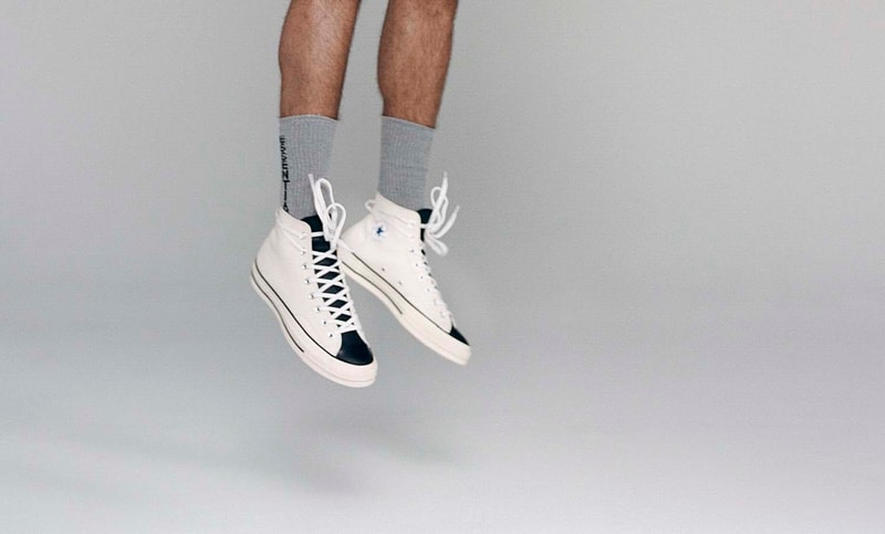 ESSENTIALS Fall winter 2018 Campaign Converse Sneakers imagery colorways drop release date info pacsun collaboration hoodies shirts sweaters leggings shorts denim jeans jackets hoodies tees branding logos jerry lorenzo fear of god fog