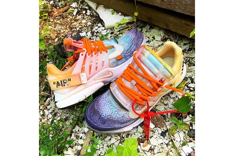 Off-White™ x Nike Air Presto Gets Custom Tie-Dye Job & Colored Rhinestones