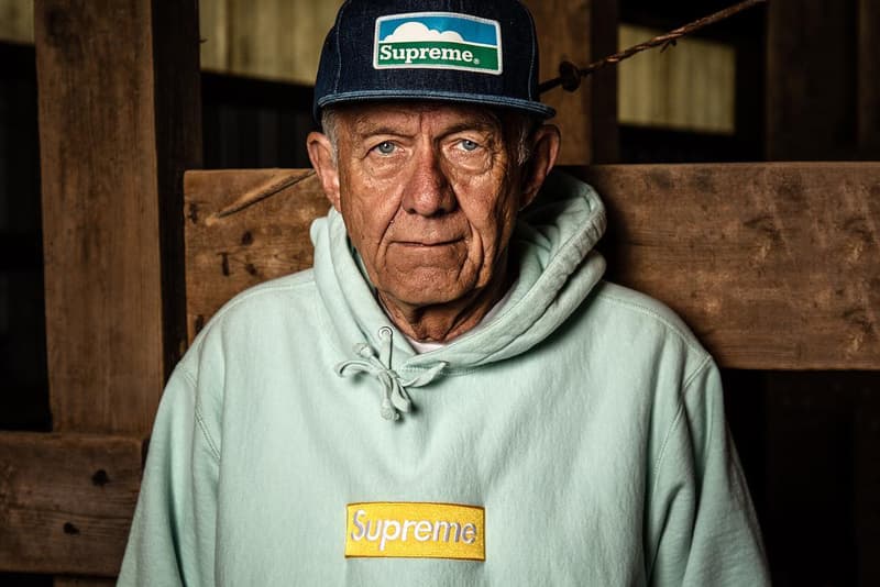 Farmland Foods Supreme Editorial Farmers cows streetwear OG comical humour Troll Missouri box logo grandpa model trucker hats caps