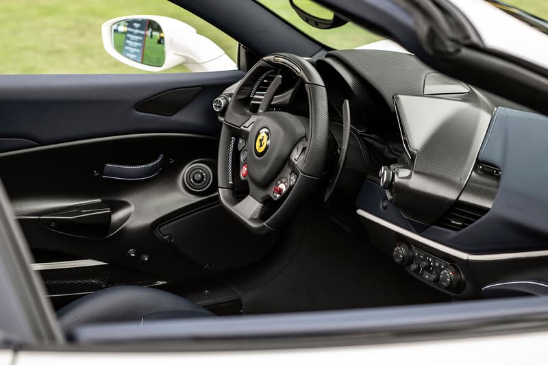 ferrari 488 pista spider pebble beach Concours d'Elegance car show drop top sports super convertible