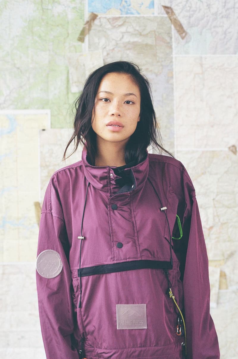 Filling Pieces Off the Grid Fall Winter 2018 Campaign shirts outerwear jackets coats pants sweaters autumn fw18 aw18