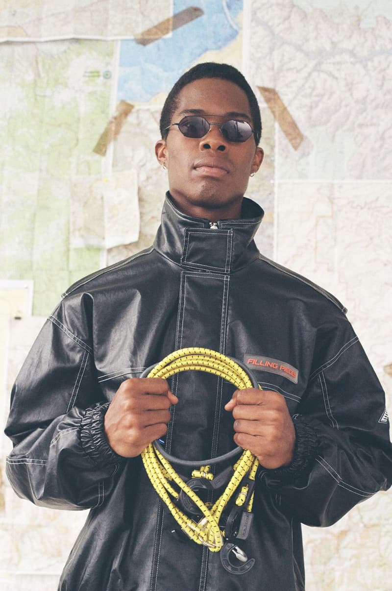 Filling Pieces Off the Grid Fall Winter 2018 Campaign shirts outerwear jackets coats pants sweaters autumn fw18 aw18