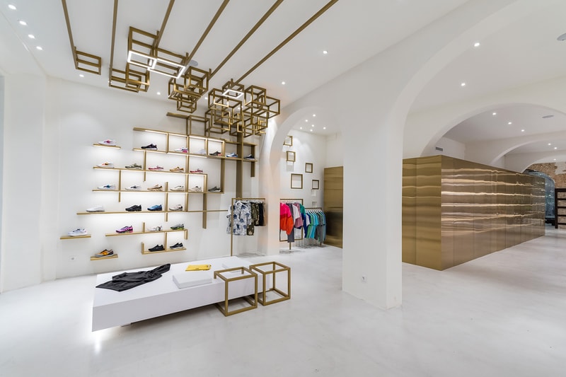 Foot District New Boutique Barcelona opening spain move shop outpost location design interior luxury