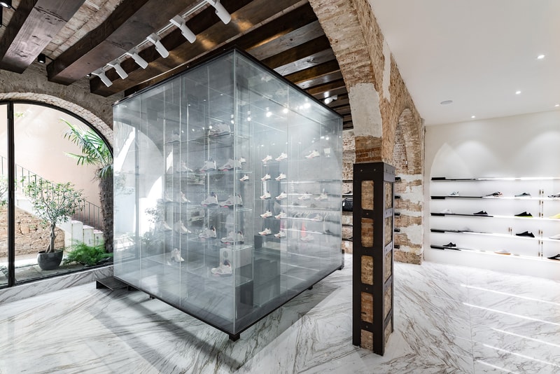Foot District New Boutique Barcelona opening spain move shop outpost location design interior luxury