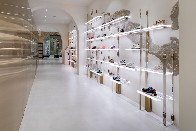 Foot District New Boutique Barcelona opening spain move shop outpost location design interior luxury