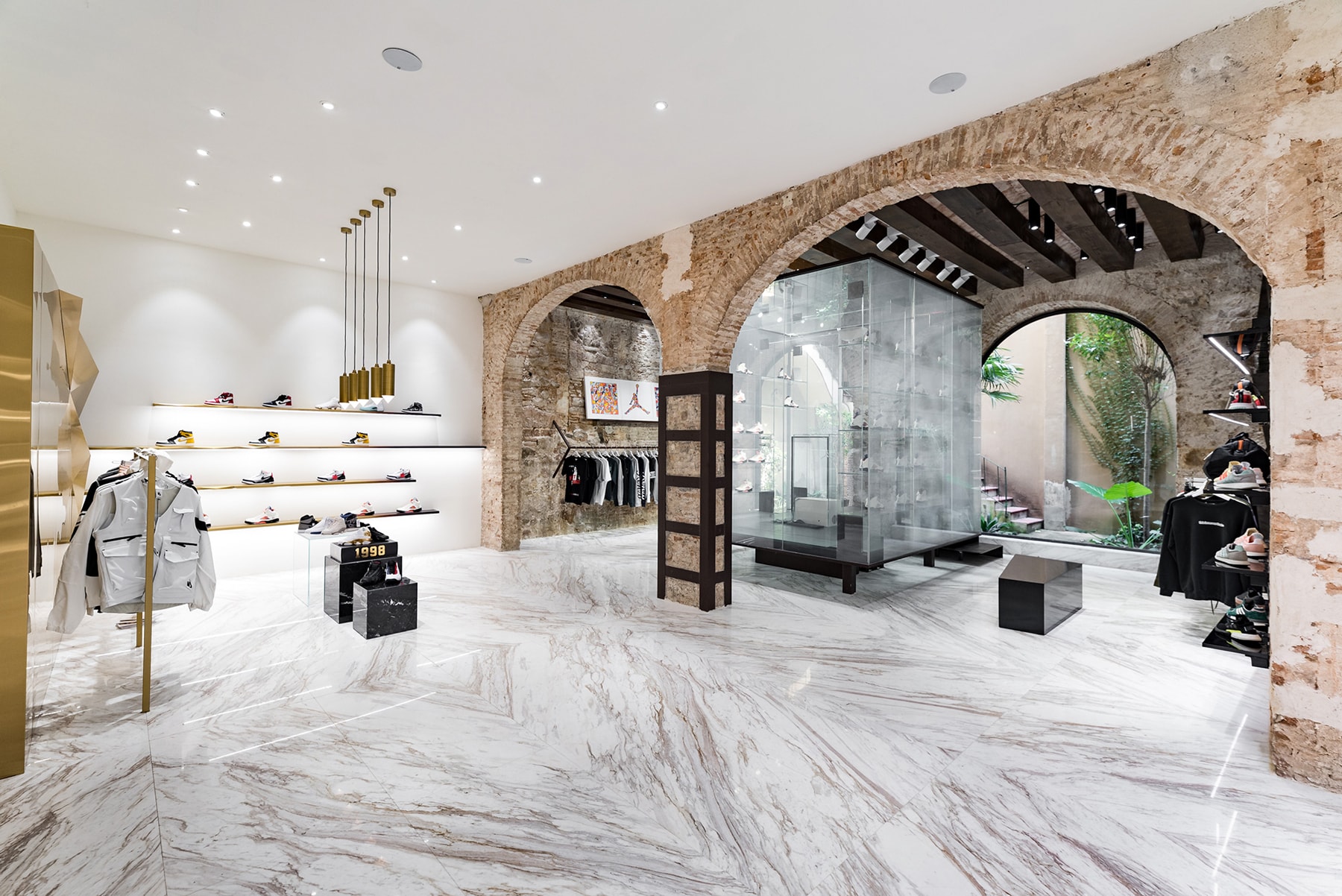 Foot District New Boutique Barcelona opening spain move shop outpost location design interior luxury