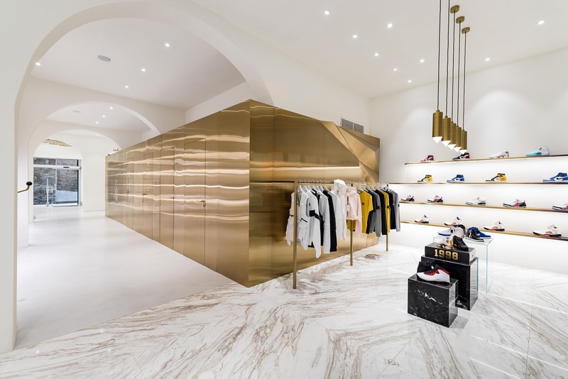 Foot District New Boutique Barcelona opening spain move shop outpost location design interior luxury