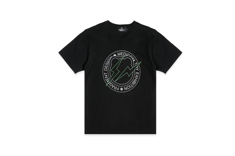 fragment design Medicom Toy Circle Logo T-Shirt White Navy Black Hiroshi Fujiwara