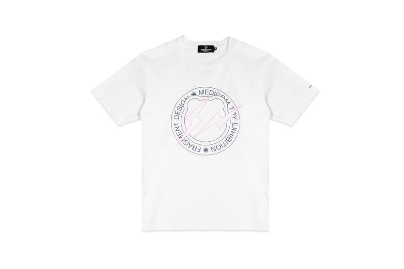 fragment design Medicom Toy Circle Logo T-Shirt White Navy Black Hiroshi Fujiwara
