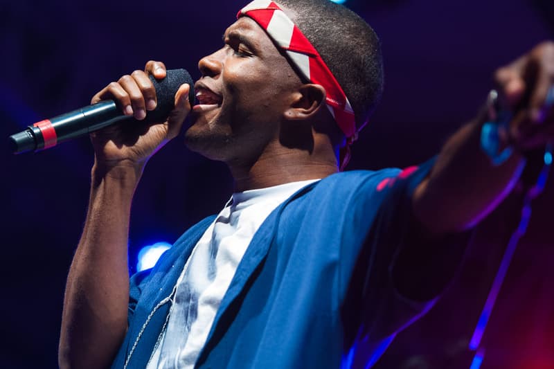 Frank Ocean is Working on a Chop Saw & Playing Background Music in His Live Stream