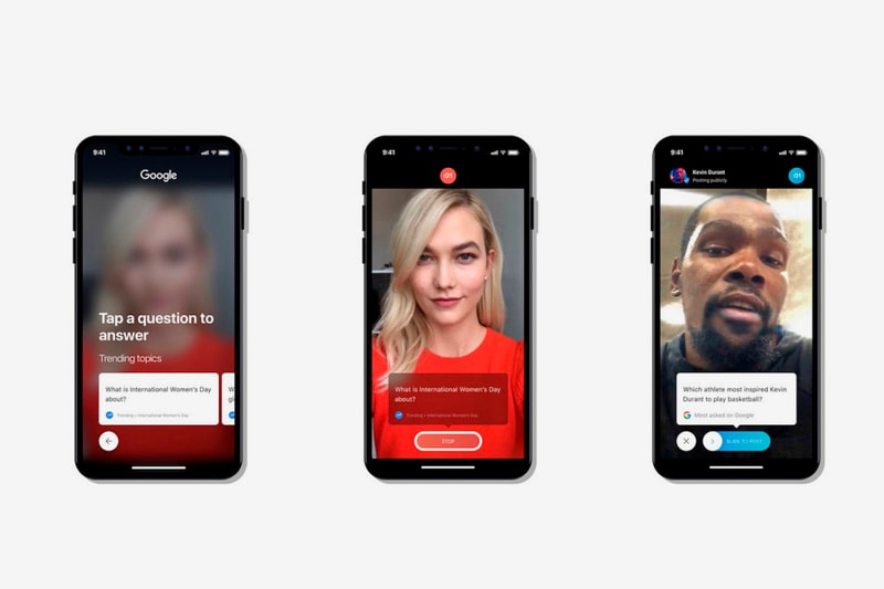 google cameos app karlie kloss kevin durant
