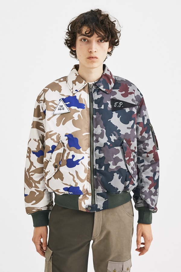 Gosha Rubchinskiy Fall Winter 2018 Split Camo MA-1 Bomber release info jackets military