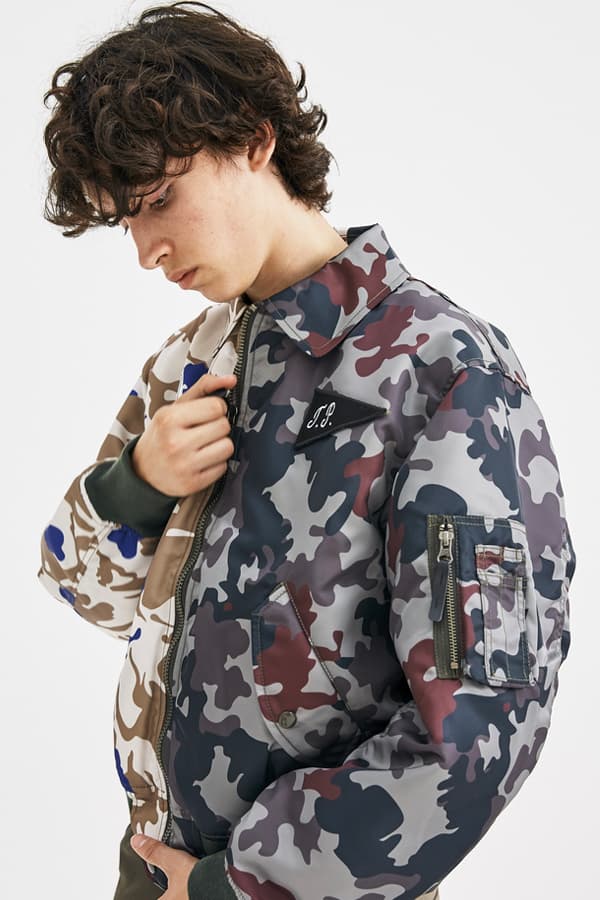 Gosha Rubchinskiy Fall Winter 2018 Split Camo MA-1 Bomber release info jackets military