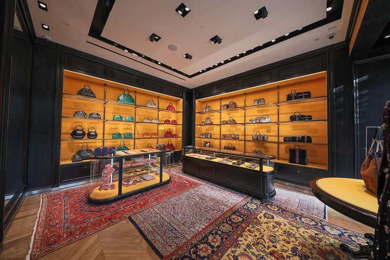 Gucci London Sloane Street Flagship Store Inside Newly Renovated 1200 Square Meters Two Floors Mens Womens Ready-to-wear Accessories Handbags Luggage Footwear Jewellery Watches Eyewear Décor Collection Dapper Dan Alessandro Michele Customization Personalization