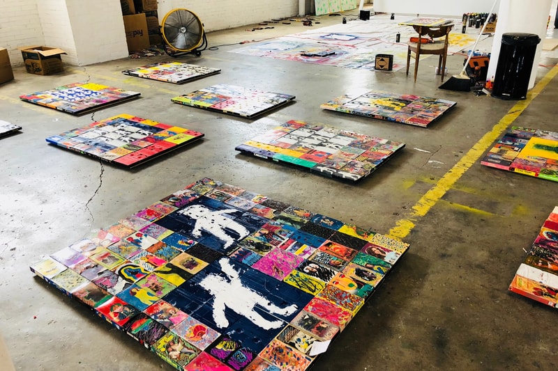 harmony korine blockbuster exhibition gagosian new york city shows artworks sculptures paintings