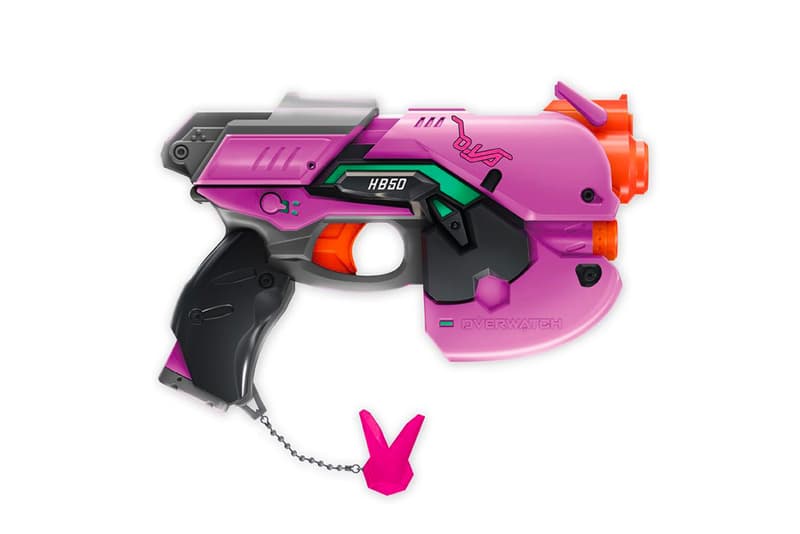 Blizzard Overwatch Hasbro NERF D.Va Light Gun Pistol Purple Nerf Rivals Reapers Shotgun