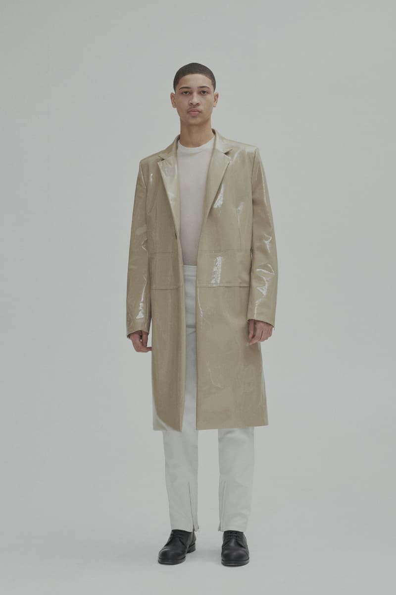 Helmut Lang Fall Winter 2018 Lookbook Jackets Outerwear Shirts Pants Jeans Puffer Sheer Branding Logo