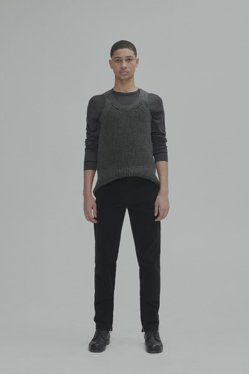 Helmut Lang Fall Winter 2018 Lookbook Jackets Outerwear Shirts Pants Jeans Puffer Sheer Branding Logo