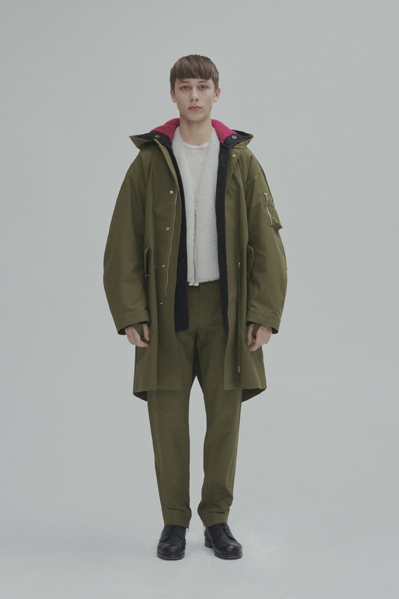 Helmut Lang Fall Winter 2018 Lookbook Jackets Outerwear Shirts Pants Jeans Puffer Sheer Branding Logo