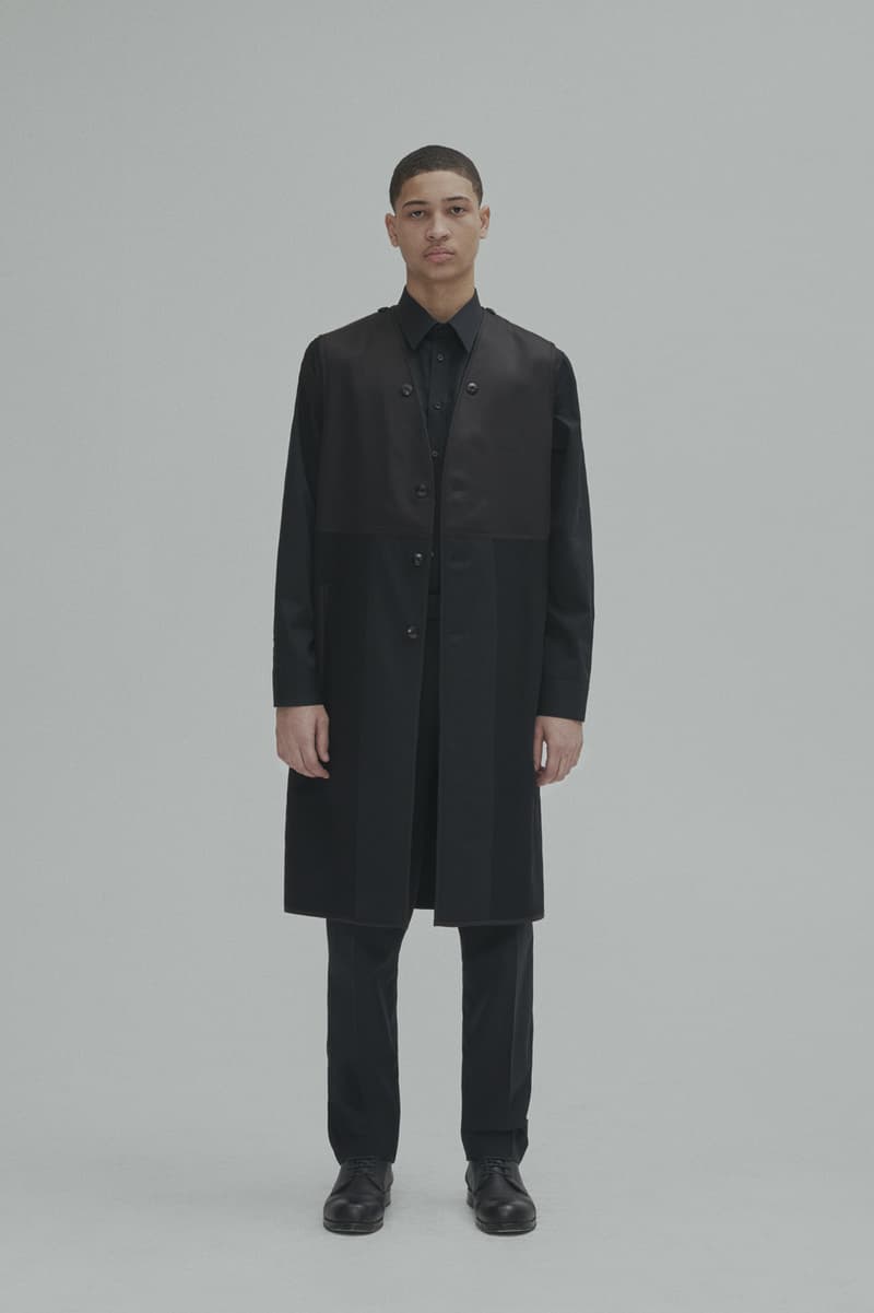 Helmut Lang Fall Winter 2018 Lookbook Jackets Outerwear Shirts Pants Jeans Puffer Sheer Branding Logo