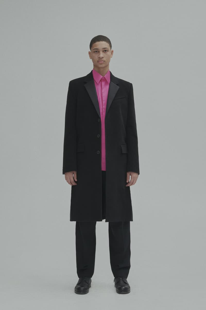 Helmut Lang Fall Winter 2018 Lookbook Jackets Outerwear Shirts Pants Jeans Puffer Sheer Branding Logo