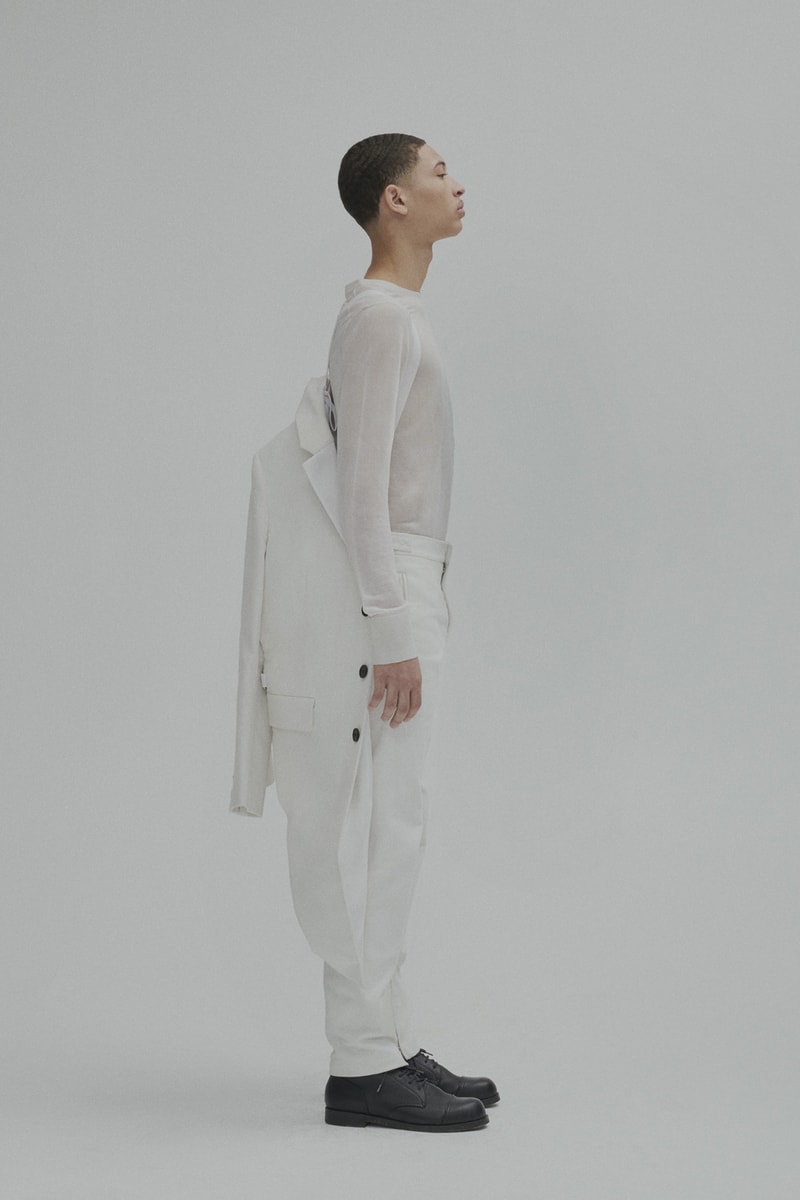Helmut Lang Fall Winter 2018 Lookbook Jackets Outerwear Shirts Pants Jeans Puffer Sheer Branding Logo