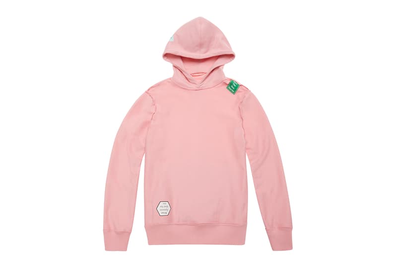 Helmut Lang Jeremy Deller Fall/Winter 2018 Turner Prize Winning Gucci Frieze Private Versus Public Hoodie Sweater Artist Artwork Pink Pantone buy cop release details first look