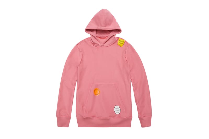 Helmut Lang Jeremy Deller Fall/Winter 2018 Turner Prize Winning Gucci Frieze Private Versus Public Hoodie Sweater Artist Artwork Pink Pantone buy cop release details first look