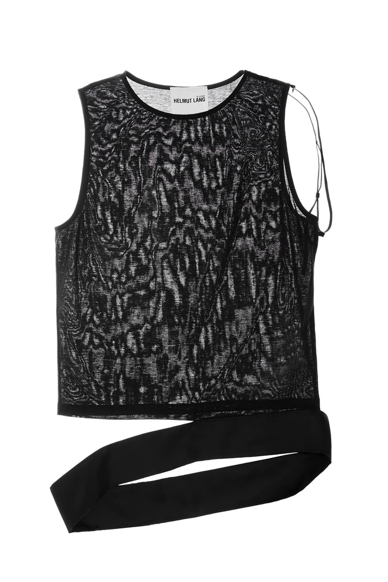 helmut lang re edition byronesque collection Split Hem Bondage Tank, 1997