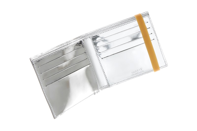 helmut lang re edition byronesque collection metallic wallet rubber band money 2004